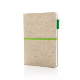 A5 jute notebook