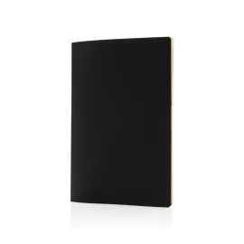 Softcover PU notebook with coloured edge