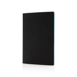 Softcover PU notebook with coloured edge