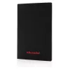 Softcover PU notebook with coloured edge