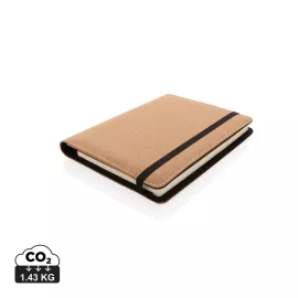 Libreta de corcho Deluxe A5 con bolígrafo