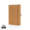 Carnet A5 à couverture rigide en cuir recyclé