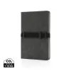 Carnet de notes A5 en PU avec porte téléphone et porte stylo