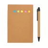Haftnotizen im A6 Kraft-Booklet mit Stift