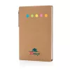 Haftnotizen im A6 Kraft-Booklet mit Stift