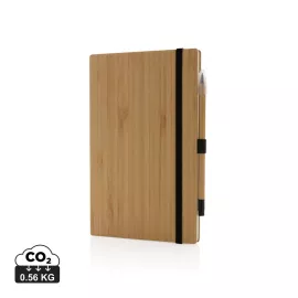 Set de cuaderno y lápiz infinito de bambú