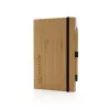 Bamboo notebook and infinity pencil set