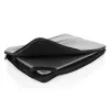 Smooth PU 15.6" laptop sleeve with handle
