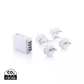 Enchufe de viaje con 4 puertos USB