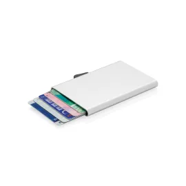 Porta carte di credito RFID in alluminio C-Secure