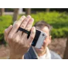 Supporto per telefono e porta carte RFID 3 in 1
