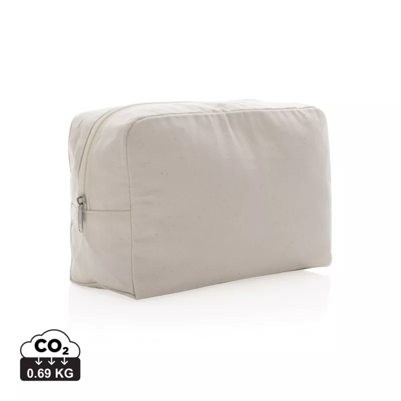 Beauty case in canvas riciclato 285 gm2 non tinto Impact Awa