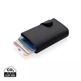 Porta carte RFID in alluminio con portafogli in PU