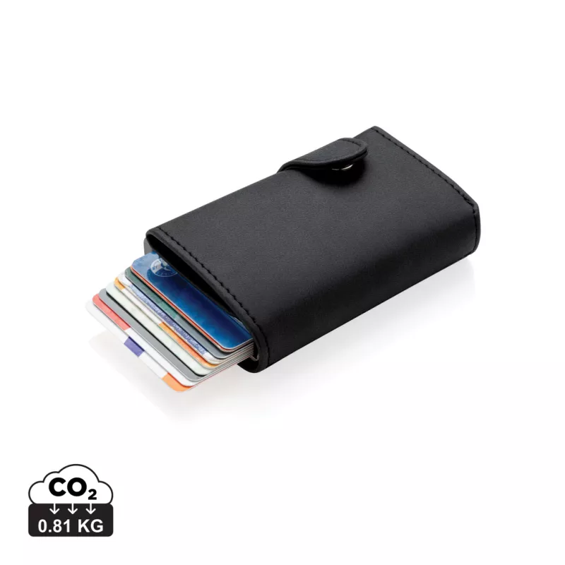 Standard aluminium RFID cardholder with PU wallet