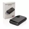 Tarjetero RFID de aluminio estándar con billetera de PU