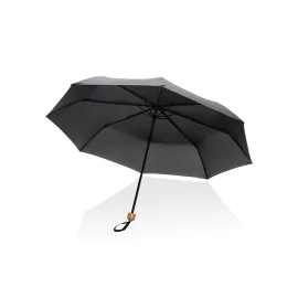 Mini ombrello bambù 20.5" rPET pongee 190T Impact AWARE™
