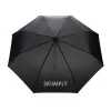 20.5" Impact AWARE™ RPET 190T Pongee bamboo mini umbrella