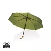 20.5" Impact AWARE™ RPET 190T Pongee bamboo mini umbrella