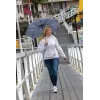 Parapluie 21" automatique rPET 190T et bambou Impact AWARE™