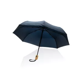 Parapluie 21" automatique rPET 190T et bambou Impact AWARE™