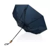 21" Impact AWARE™ RPET 190T bamboo auto open/close umbrella