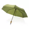 Parapluie 21" automatique rPET 190T et bambou Impact AWARE™