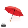 23" Impact AWARE™ RPET 190T auto open bamboo umbrella