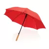 23" Impact AWARE™ RPET 190T auto open bamboo umbrella