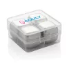4 cubetti ghiaccio riutilizzabili in acciaio