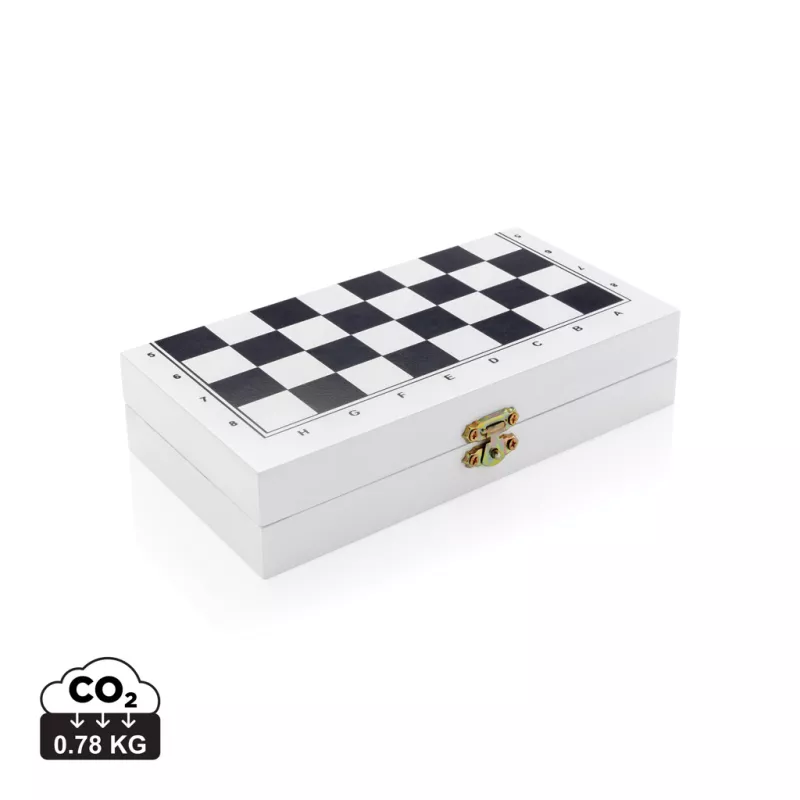 Jeu de société 3 en 1 dans une boîte en bois Deluxe