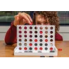 Connect four wooden game