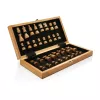 Luxury wooden foldable chess set