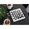 Jeu de société 3 en 1 dans une boîte en bois