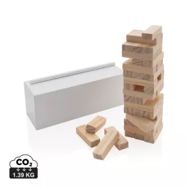 Jeu d’empilage de blocs de bois