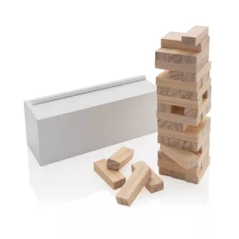 Jeu d’empilage de blocs de bois