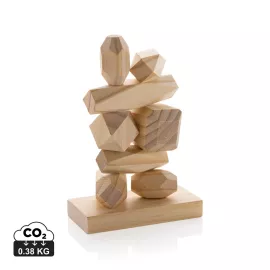 Piedras de equilibrio de madera Ukiyo Crios en bolsa