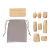 Piedras de equilibrio de madera Ukiyo Crios en bolsa