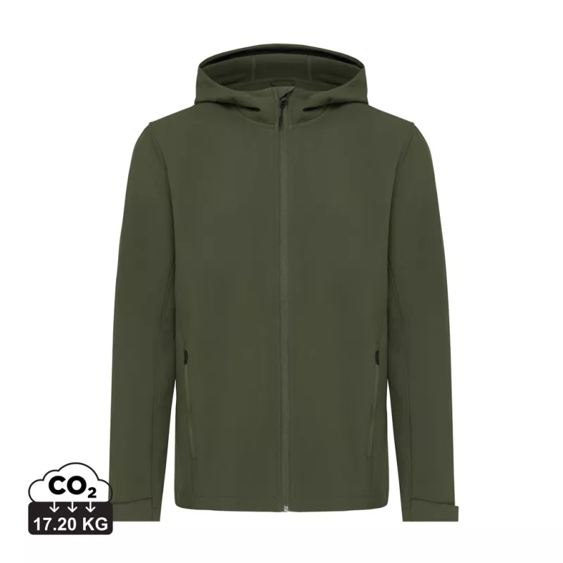 Veste homme soft shell en polyester recyclé Iqoniq Makalu