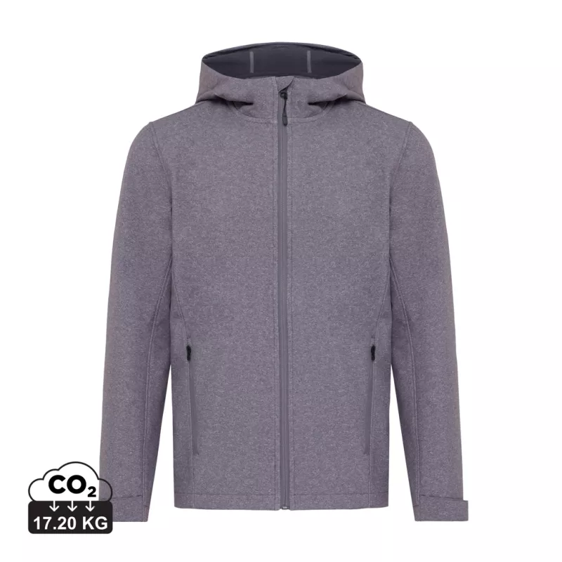 Veste homme soft shell en polyester recyclé Iqoniq Makalu