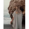 VINGA Poncho de plage ou hammam en éponge Tolo