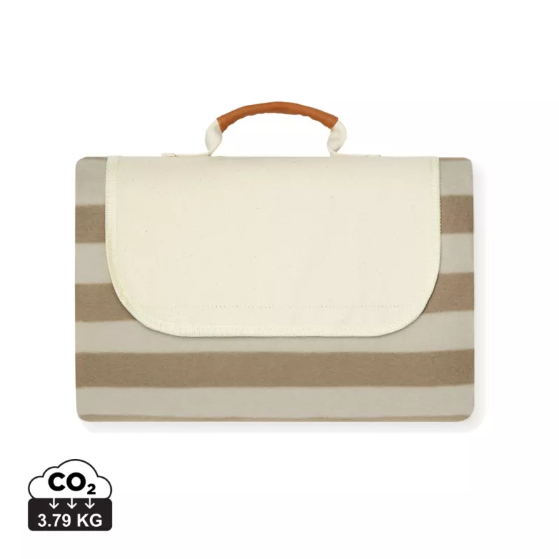 Coperta picnic VINGA Alba in rPET GRS